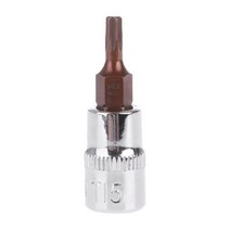 별 비트 51BD Torx 비트 소켓 14 인치드라이브 스타 크롬 바나듐 스크루 드라이버 조임 너트 볼트, 02 T15