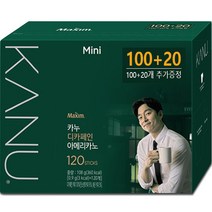 카누 미니 디카페인 아메리카노 100T+20T ~, 상세페이지 참조, 상세페이지 참조