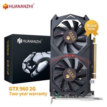 HUANANZHI-새로운 오리지널 GTX 1050TI 4G 그래픽 카드 128Bit GDDR5 NVIDIA Geforce GTX 960 1050 1660 비디오 카드, GTX960 2G-WJ