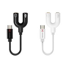 네모라 C타입 TO 3.5mm Y잭 변환 케이블 블랙 AUX, 단품