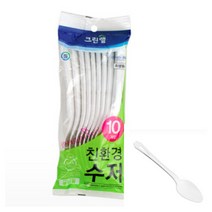 친환경 수저 일회용품 일회용포크숟가락 1회용숟가락