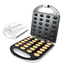 땅콩빵 땅콩과자 호두과자 기계 도넛틀 타코야끼 틀, 블랙 6098 750W  스테이크 기계