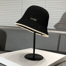 여름벙거지 데일리 버킷햇 자외선모자 캠핑벙거지 밀짚벙거지 밀짚모자 뜨개 짜임 오버핏 버킷햇