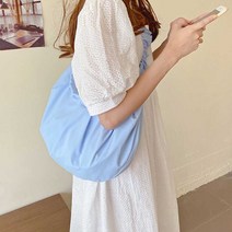10대 예쁜 슬링백 가방 에코백 셔링 만두 데일리백 보세가방쇼핑몰 슬링백가방 학생 여름가방 반달셔링백 eir0412*25931662uh