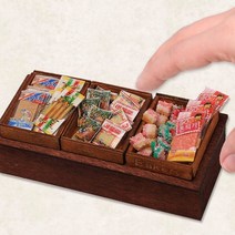 미니를사랑하는사람들 미니어처 DIY 친환경 원목 진열장 5종 모음(16시까지 당일발송), 5번 상품 진열대 B형