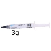 서멀구리스 HY883 니들 튜브 포장 슈퍼 카본 나노 열 그리스 CPU GPU LED J2HC 사용, [01] 3g, [01] 3g