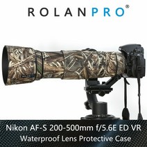 ROLANPRO 렌즈 위장 코트 레인 커버 니콘 AF S 용 200 500mm f/5.6E ED VR 렌즈 보호 케이스 나일론 방수 렌즈 코트|Camera/Video Bags|, 1개, Lens hood, 단일