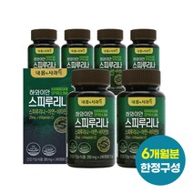 내몸에사과해 하와이안 스피루리나 항산화 피부건강, 6박스, 280mg x 240정