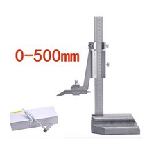 하이트게이지 높이 측정 0-500mm 스틸 디지털 높이 게이지 전자 버니어 캘리퍼스 목공 테이블 마킹 눈금자, [01] Vernier 500mm, 01 Vernier 500mm
