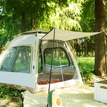 에이원스토어 캠핑 원터치 자동 육각 돔 텐트, 5~8인용