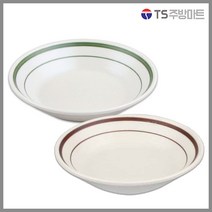 [돌산멜라민] 오브제투라인 - 찬그릇 (그린 브라운), 중, 브라운