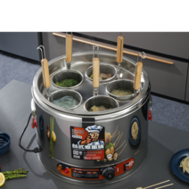 업소용해면기 스테인레스 국수 냄비 전기 밥솥 국통, 40D 해면기 - 4구