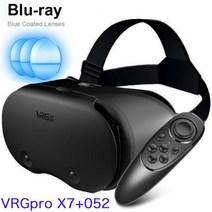 vr고글 헤드셋 VRGPRO X7 VR 가상 현실 3D 안경 Google 5 ~ 7 인치 스마트 폰용 전체 화면 시각 광각, 02 02 X7 and 052