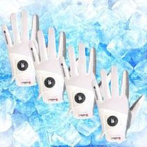 [잔디로] [왼손] 합피 에어매쉬 남성 왼손 골프장갑 4p