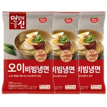 동원(Dongwon) 면발의신 동치미물냉면 / 오이비빔냉면 2인분 x 3팩, 6인분, 비빔냉면