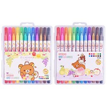 리락쿠마 12색 향기 사인펜/싸인펜/미술/준비물