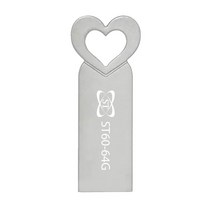 에스티원테크 ST60 USB 메모리 사랑스러운 메탈재질, 64GB, 실버