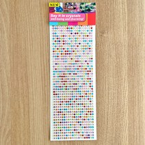 비즈스티커 큐빅스티커 접착비즈 보석비즈 보석스티커 다꾸 꾸미기 67종, 하트 비즈 23번, 1개
