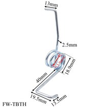 양동이 회전 걸레 비틀림 스프링 수리 부품에 다시 발 단계를 당겨 와이어 직경 2.5MM, 03 1 Left and 1 Right