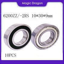 10pcs 6200zz 6200z 62002rs 6200 소형 깊은 홈 볼 베어링 10309mm