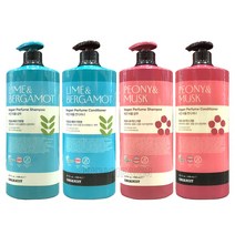 오가니스트 비건 퍼퓸 샴푸 1100ml 정수리 냄새 제거 코스트코, 라임 & 베르가못향, 트리트먼트