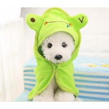 펫스타일 애니멀 팜 타올/가운, 청개구리, L