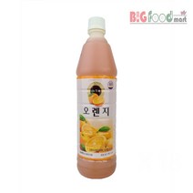 청솔 오렌지 원액 835ml/청솔/오렌지원액/오렌지베이스/음료베이스/희석음료/청솔오렌지원액/청솔오렌지베이스/청솔음료베이스/청솔희석음료/, 청솔 오렌지 원액 835ml, 1