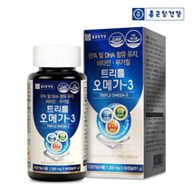 종근당건강 종근당건강 트리플오메가3 1병 2개월분, 상세 설명 참조, 2병