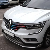 간지 QM6 콜레오스 르노룩 라디에이터 그릴 DIY 스티커 랩핑 튜닝 익스테리어 데칼 용품, H.퍼포먼스(운전석)