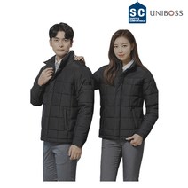 유니보스 UBS2303 동계 근무복 패딩 작업복 블랙