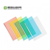 문화 레일클리어홀더 F490A-7 A4 10매입 둥근쫄대화일, 01-투명 (F490A-7 10매 팩)