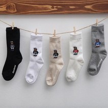 지앤 아동용 밀리베어 양말 4종 + 랜덤발송 세트