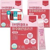 어린 콜라겐 식약처 인증 펩타이드 비오틴 피쉬콜라겐 히알루론산 저분자콜라겐 어류 생선콜라겐 먹는 엘라스틴 분말 스틱 + 건강선물(주)사은품, 30포, 3개