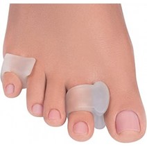 발가락 분리기 Hammer Toe Straightener - 2 Clear Big 2 Pinky Toe Spacer Gel Spreader - 올바른 비뚤, 1
