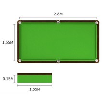당구대천갈이 당구장창업 테이블 천 펠트 스누커 액세서리 팔 공 섬유 재생 스포츠 커버 실내 보호 천 게임 풀, 2