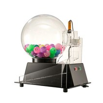 자동 로또추첨기 경품 무작위 이벤트 게임기 뽑기판, 블랙 라지 - 숫자 공 1-100