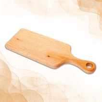 굿소일리빙 나무나라 플레이팅 핸들 자연 통원목 도마 소 S size, 자연친화적 건강 도마