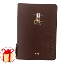 (형광펜증정)성서원 큰글자 성경전서 개역개정 새찬송가 NKR73SB 중합본 초코/성경책 선물