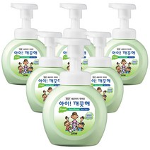 아이깨끗해 향균 거품 핸드솝 청포도, 250ml, 6개
