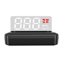 HUD Up 디스플레이 KM/h 속도계 자동차 속도 프로젝터 USB 인터페이스 자동 안전 운전 도우미