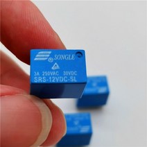 5pcs 회로 보드 DIY Srs-05 12 24 vdc-sl sh 한 그룹 변환 6 핀 4100 시리즈 릴레이 3A 가정용 기기, 02 SRS-12VDC-SL (12V)