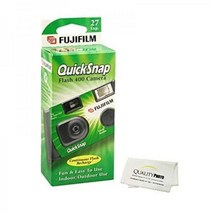 Fujifilm QuickSnap Flash 400 일회용 35mm 카메라(1팩) 보너스 핸드 스트랩