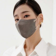 누이누아 아이테라 새부리형 원킬 구리 마스크 차콜그레이 10매, 차콜그레이-M(10매입)