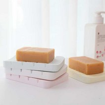 살림일기 1+1 규조토 비누받침대, 규조토 비누받침대 - 화이트 + 블루