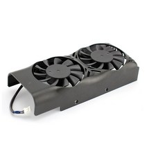 HA5510M12F-Z GPU 쿨러 팬 GTX 1050Ti 그래픽 카드 용 0.20A 2 핀, 01 Black