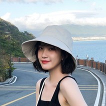 여성 니트 버킷 햇 여름 빅 와이드 브림 야외 소프트 코튼 솔리드 컬러 태양 휴대용 접이식 파나마