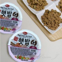 리시안제이 햇 밥 연어 120G 6개입 반려견식품 애완견먹이