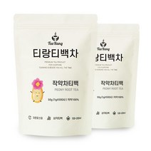 [티랑] 국내산 작약차 50티백 X 2봉 [유통기한 2024-01-23], 상세 설명 참조, 상세 설명 참조, 상세 설명 참조