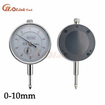 다이얼 표시기 0-5mm 0-10mm 0-25mm 0-30mm 0-50mm 표시기 게이지 측정 악기 도구 게이지 안정적인 성능 측정기 정밀, 0-10mm 실버, 1개