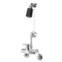 벽 매립형 싱글레버 샤워기 입식 공용샤워장 입식샤워기 P2053, 1개